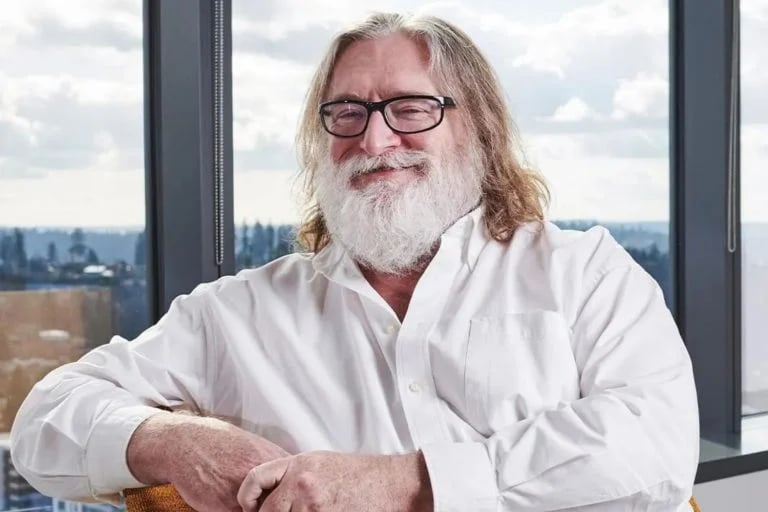 Gabe Newell fundador da Valve e steam