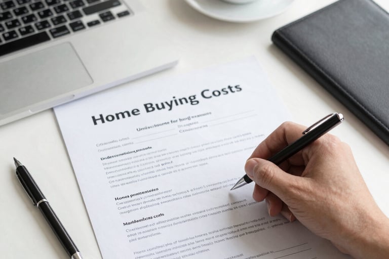 Home buyer costs documents