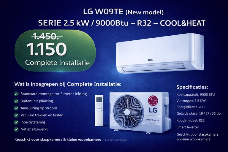 Naast airconditioning zijn wij gespecialiseerd in loodgieterswerk, elektra installaties en duurzame