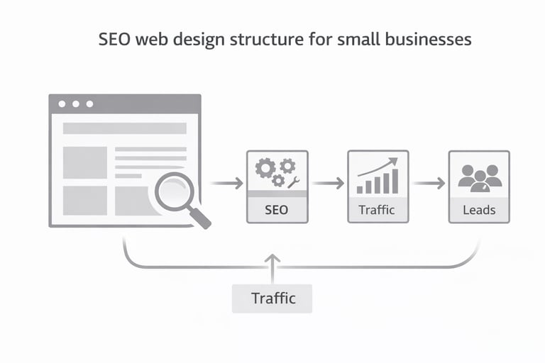 SEO web design structure for small businesses