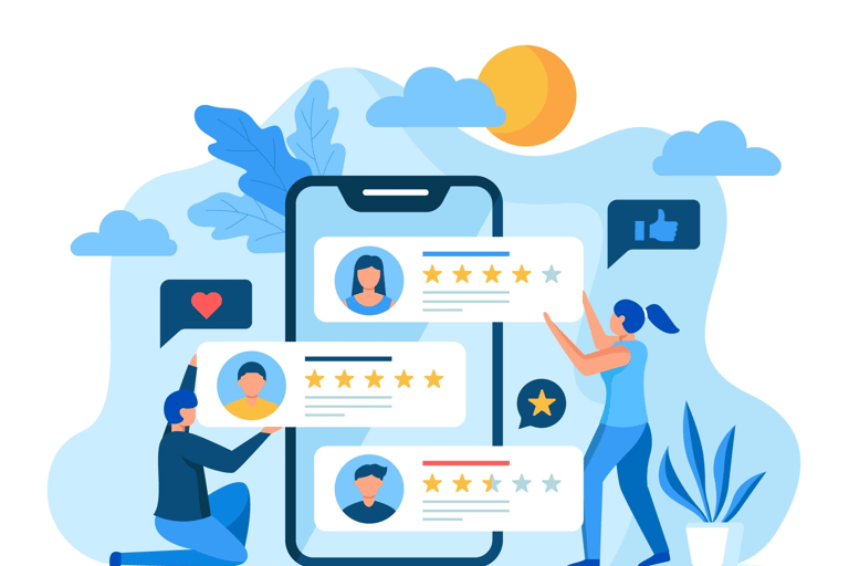 groomr salon appointmetn app gives option to review and rate any salon or professional