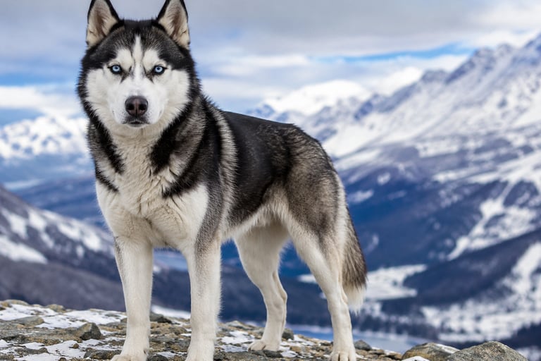 Husky siberiano, una de las razas que, como el Shih Tzu, conserva una huella genética cercana al lob