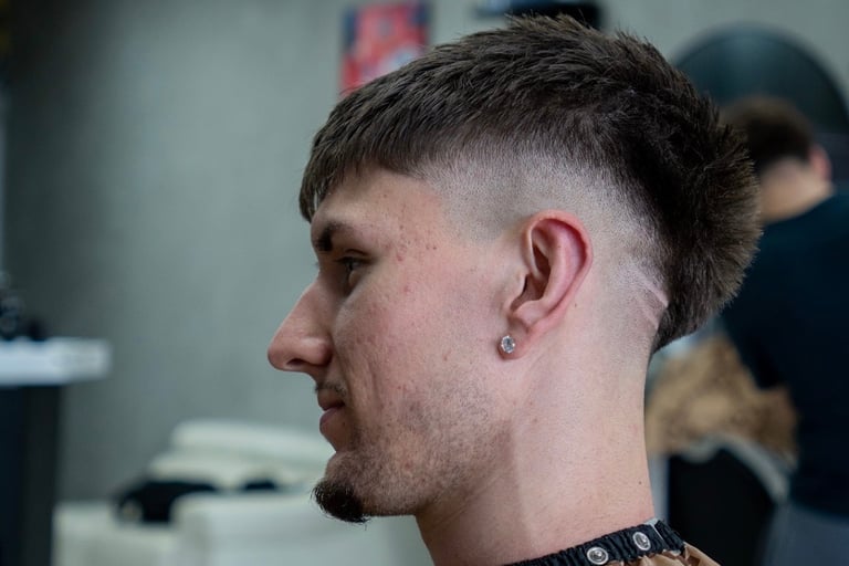 Men’s Fade - Silver barbers Braybrook