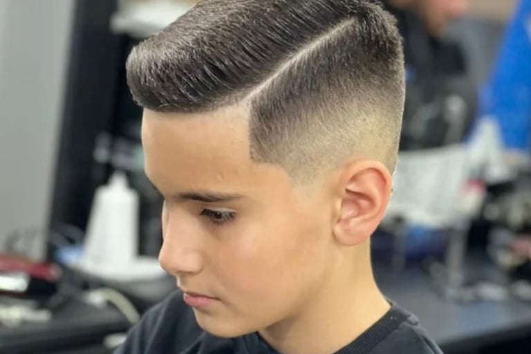 Kid’s Skin Fade - Silver Barbers Braybrook