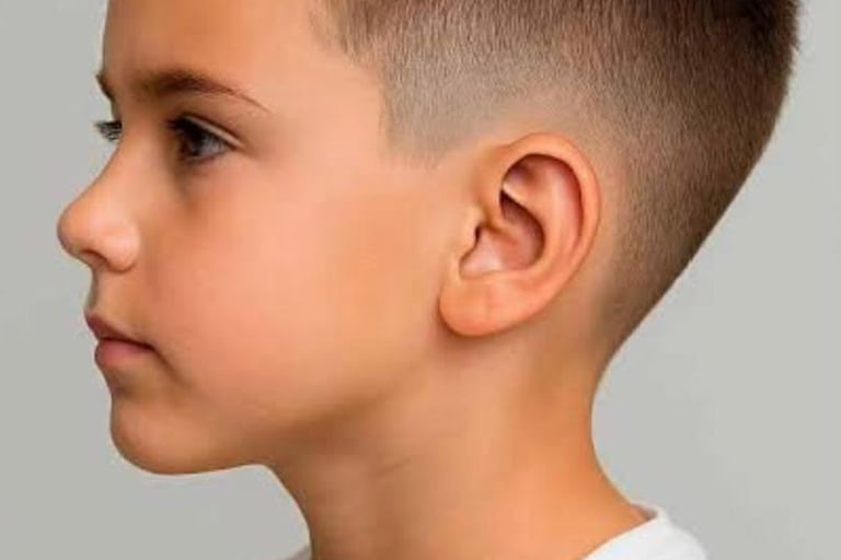 Kid’s cut - Silver Barbers Braybrook