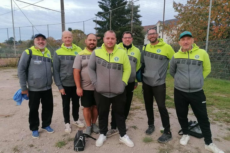 équipe de pétanque masculin de Charnay-lès-Mâcon en CRC