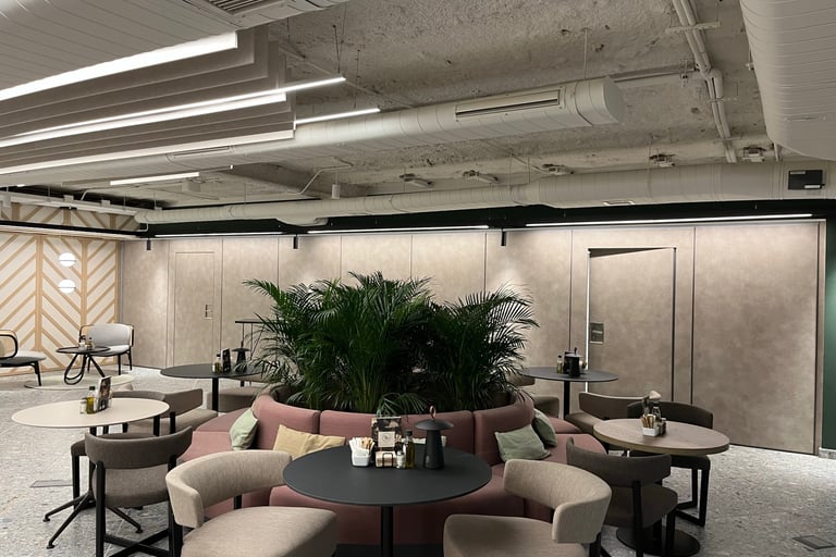 Instalacón de tabique móvil