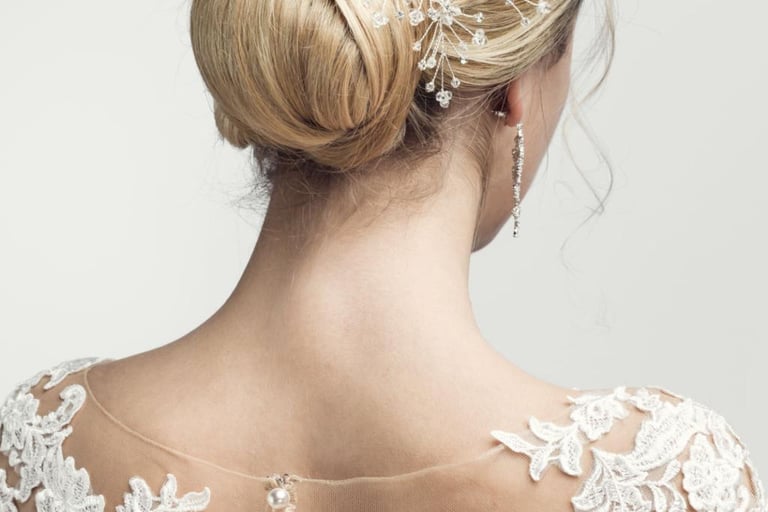 bridal bun