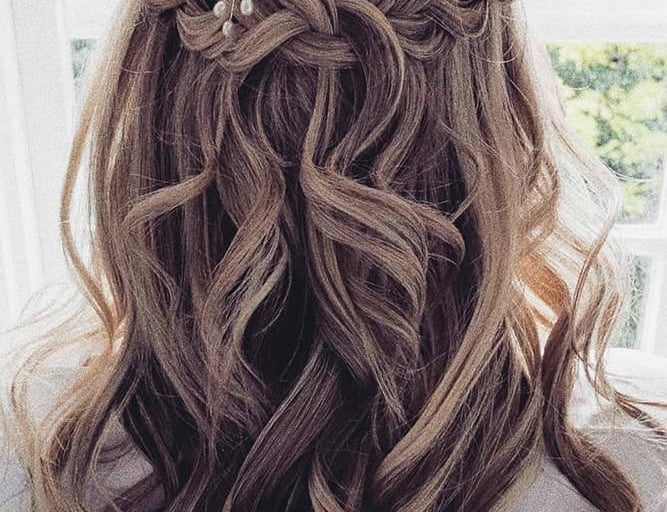 Bridal Half down half up