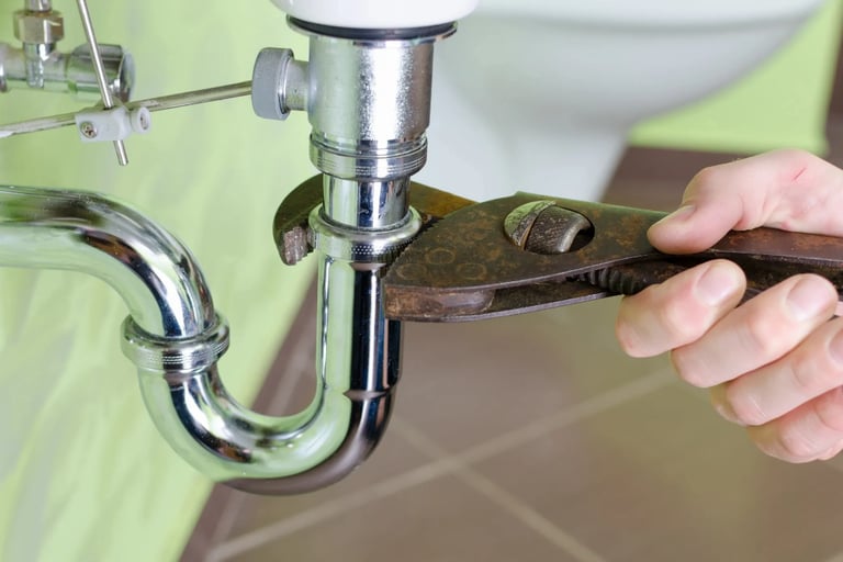 a handyman fixing a pipe in Vancouver bc
