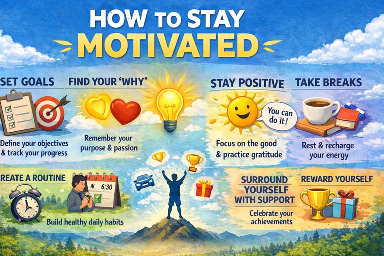 How to Stay Motivated in Life During Hard Times
