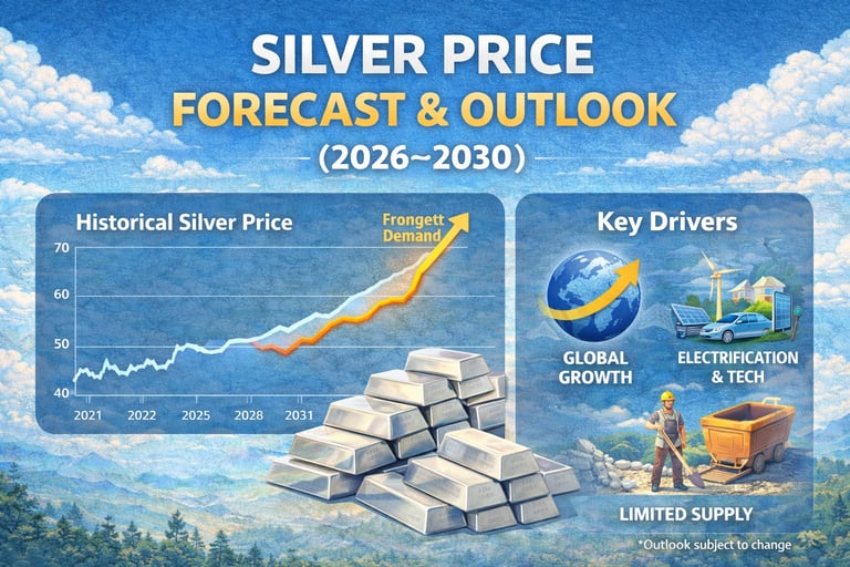 Silver Price Forecast & Outlook (2026–2030)