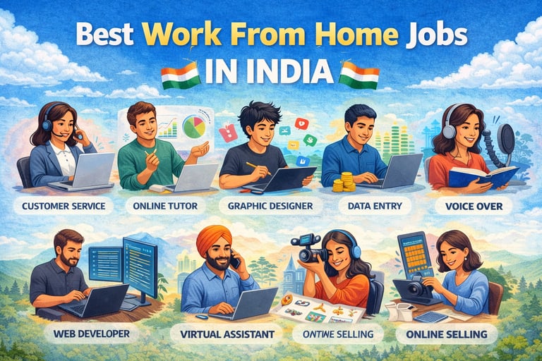 Best work from home jobs in India