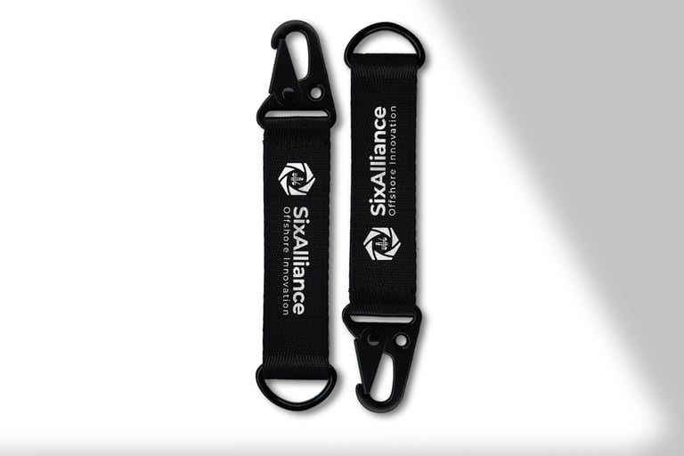 Gantungan Kunci Webbing Custom Logo Bogor