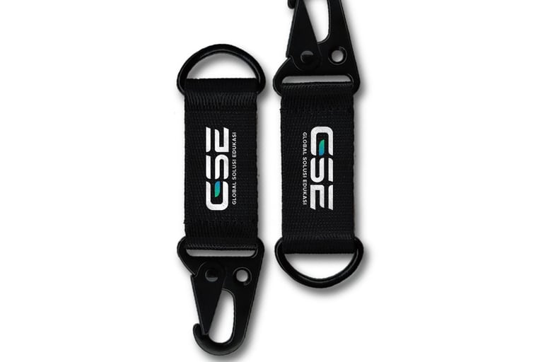 Gantungan Kunci Webbing Custom Logo 2 Bogor