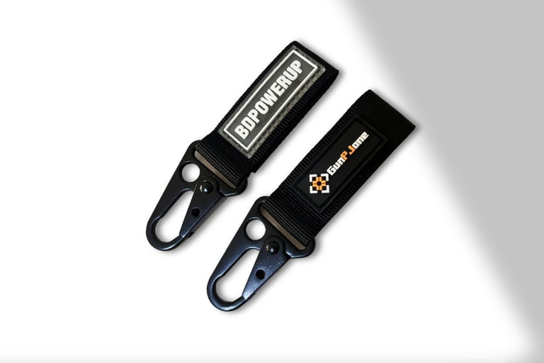 Gantungan Kunci Webbing Custom Logo Rubber Bogor