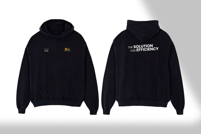 Jaket hoodie custom logo bogor