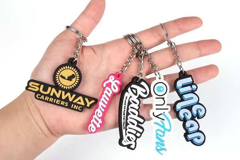 Gantungan Kunci Rubber Custom Logo Bogor