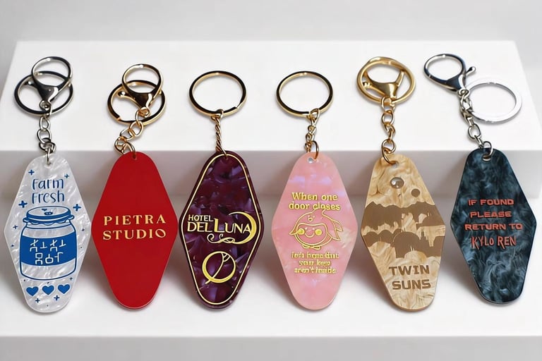 Gantungan Kunci Akrilik Custom Logo Bogor