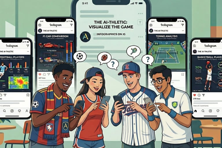 Follow The AI-thletic on Instagram for the best sports-related infographics