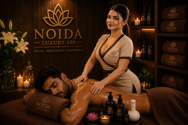 Premium Female to Male Massage Services in Sector 18 Noida