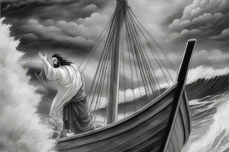 JESÚS EN CÓMIC EN LA BARCA