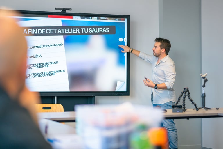 AUrelien cailloce coaching coach atelier prise de parole public vidéo