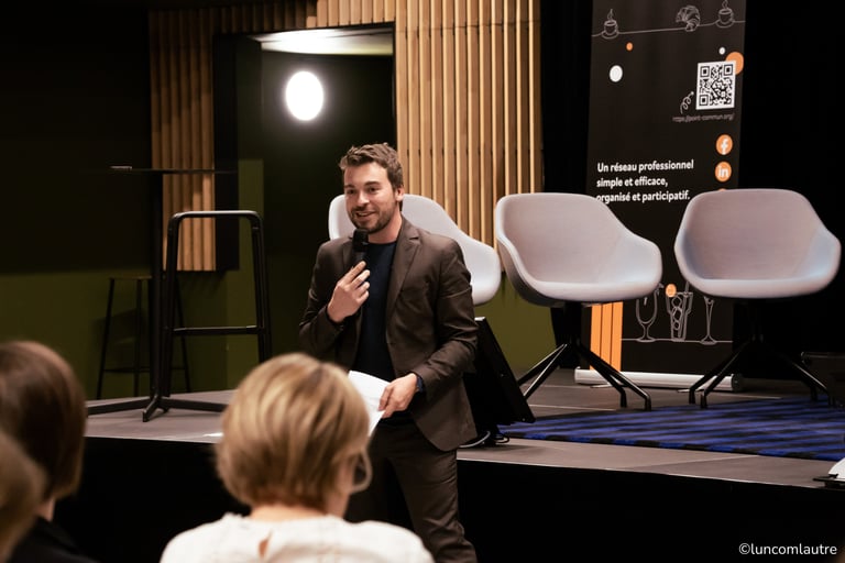 Aurélien Cailloce animateur professionnel événement france le mans event micro public