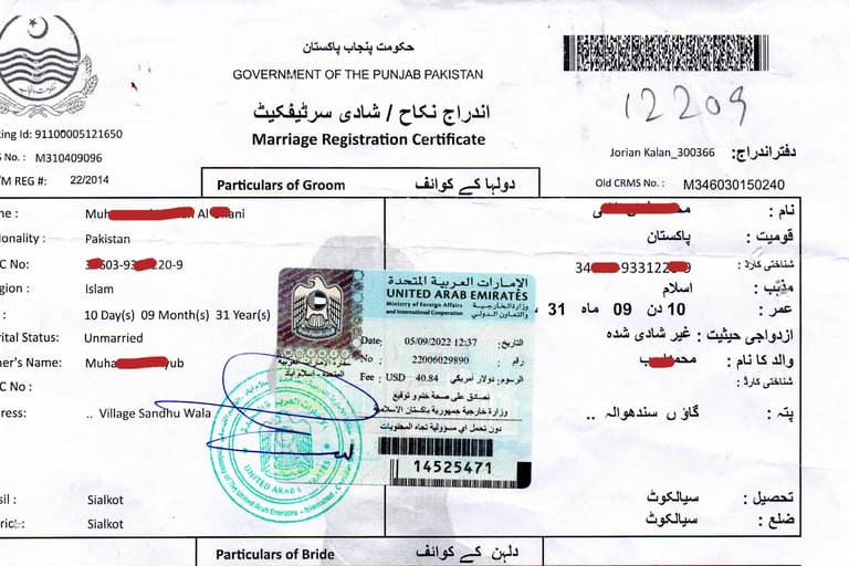 Embassy attestation 