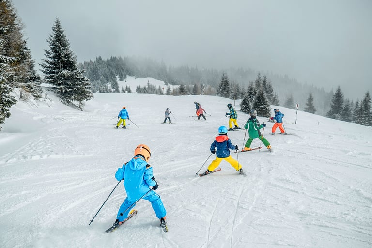 half day kids ski courses in Seefeld
