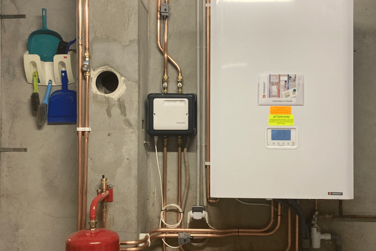Installation d'une chaudière gaz Frisquet par Qualiplomberie à Saint Bonnet de Mure