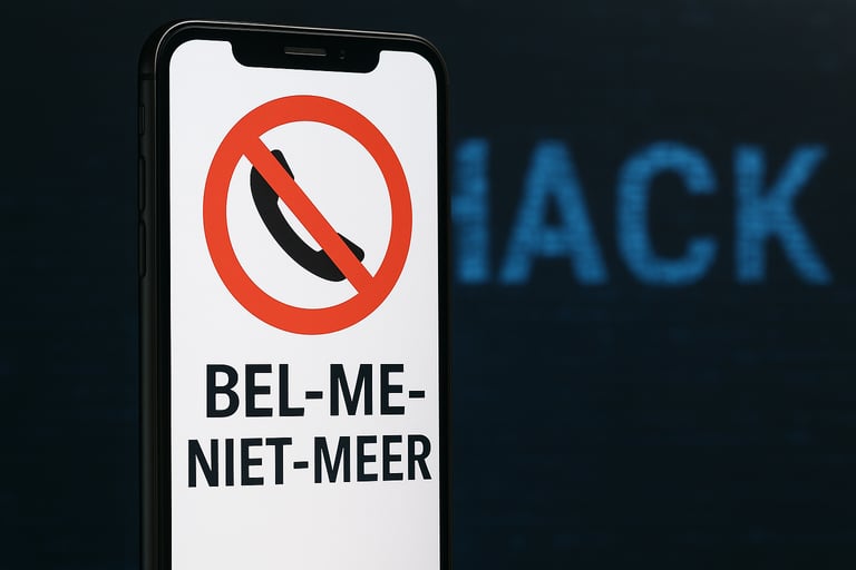 bel me niet meer