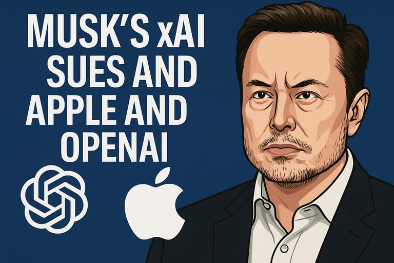 Een illustratie van Elon Musk