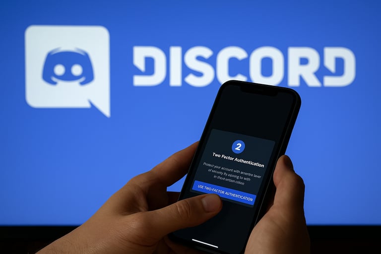 Someoen using 2FA with Discord
