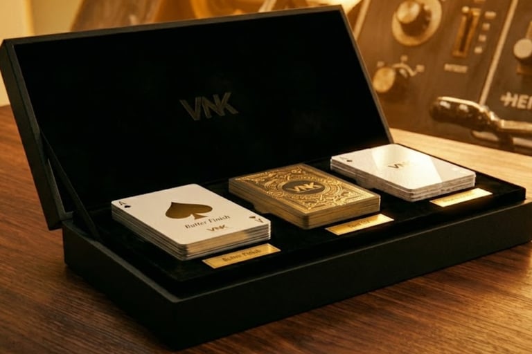 Free playing card sample kit for B2B buyers.