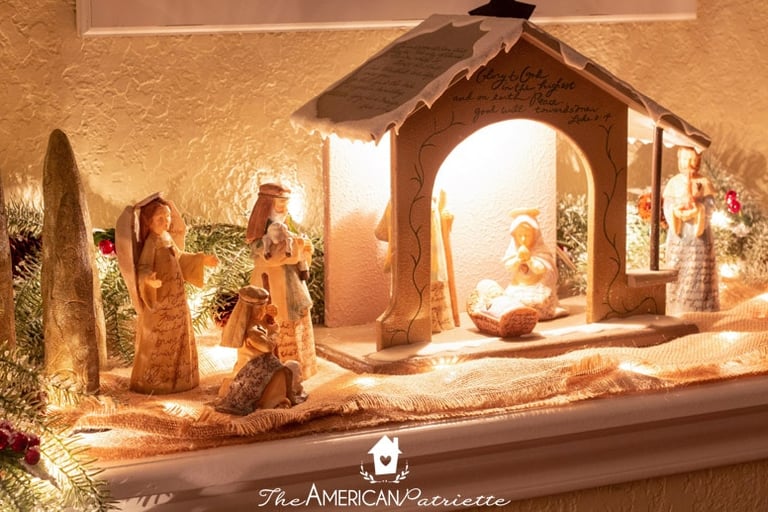 Nativity on mantle