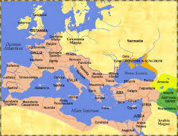 Roman empire at 1 BC