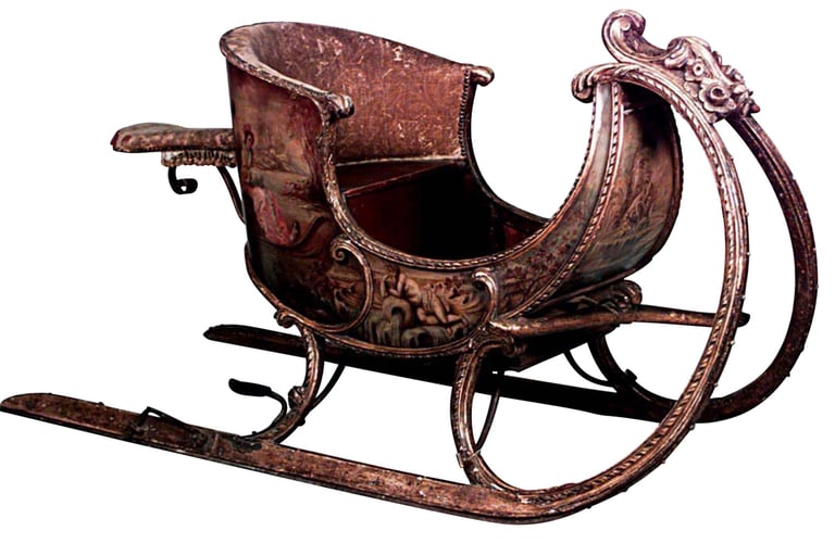 Old fashion traditional sleigh