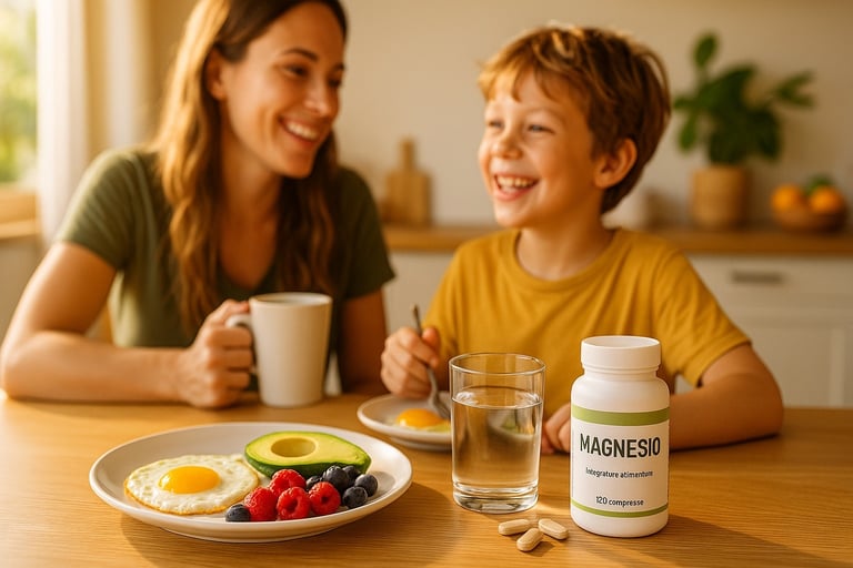 Colazione sana e naturale per bambini sereni con l’aiuto del magnesio.