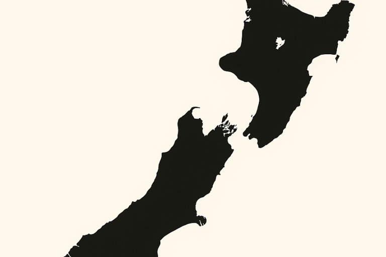 Map of Aotearoa New Zealand