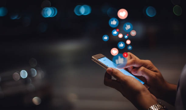 Social Sites in hand