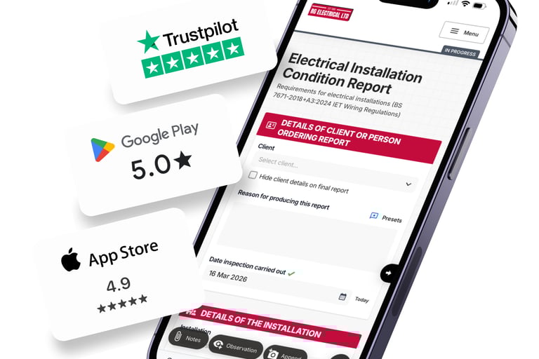 Electrical Certificate Software