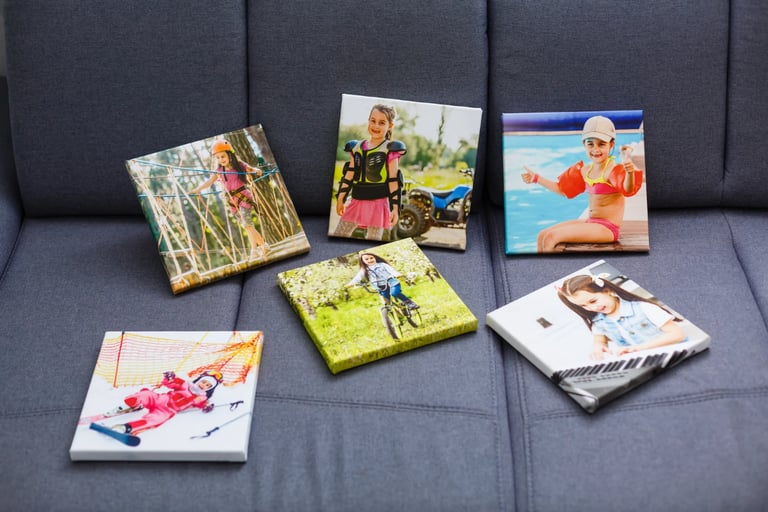 quadro infantil em canva