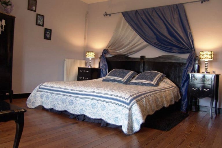 Chambre avec un lit en 180 et un autre en 90