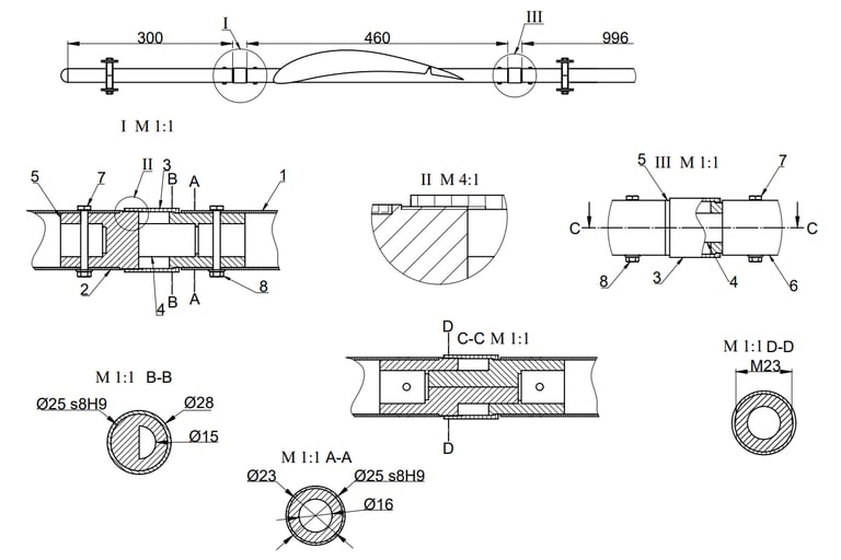 Pylon Detailed Drawing