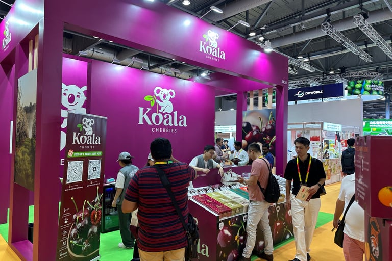 Booth at Asia Fruit Logistica 2025, Asia's leading fresh produce trade show