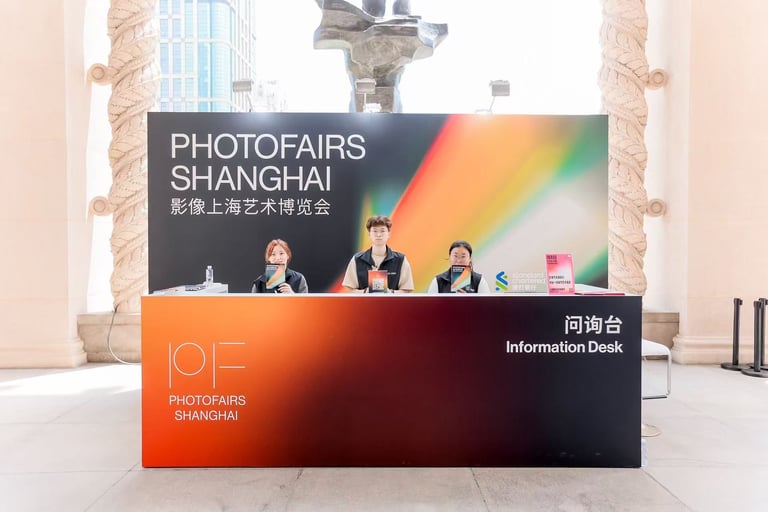 Visitors viewing photography at PHOTOFAIRS Shanghai 2026