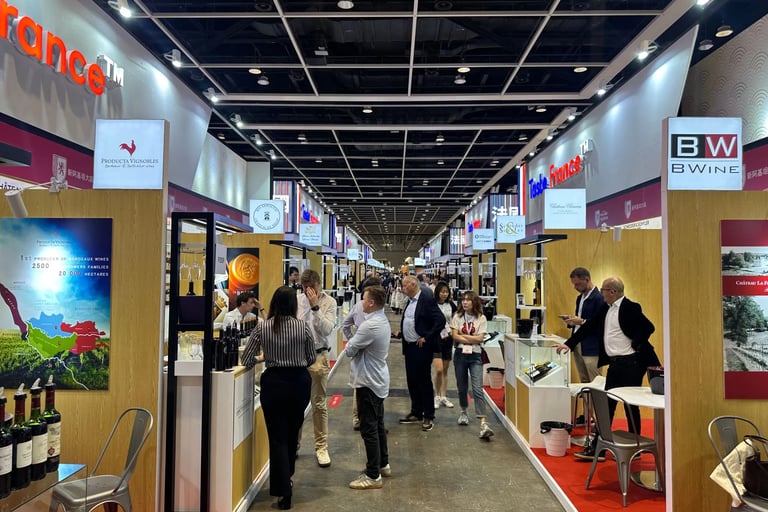 Trade visitors at Vinexpo Asia 2026, HKCEC Hong Kong