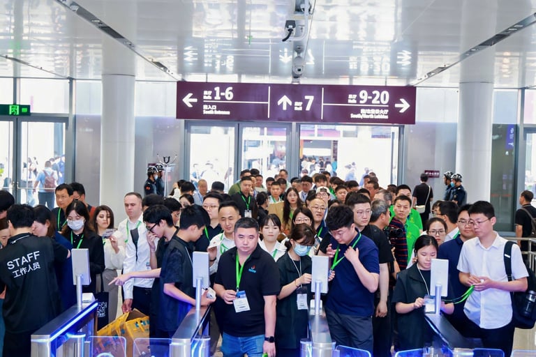 Exhibition floor at WEPACK 2026, Shenzhen World Exhibition & Convention Center