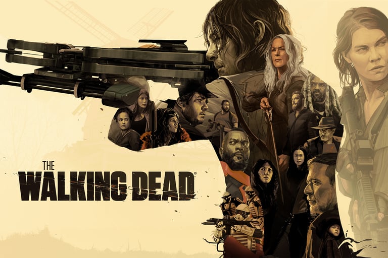 Key Art da ultima temporada de The Walking Dead